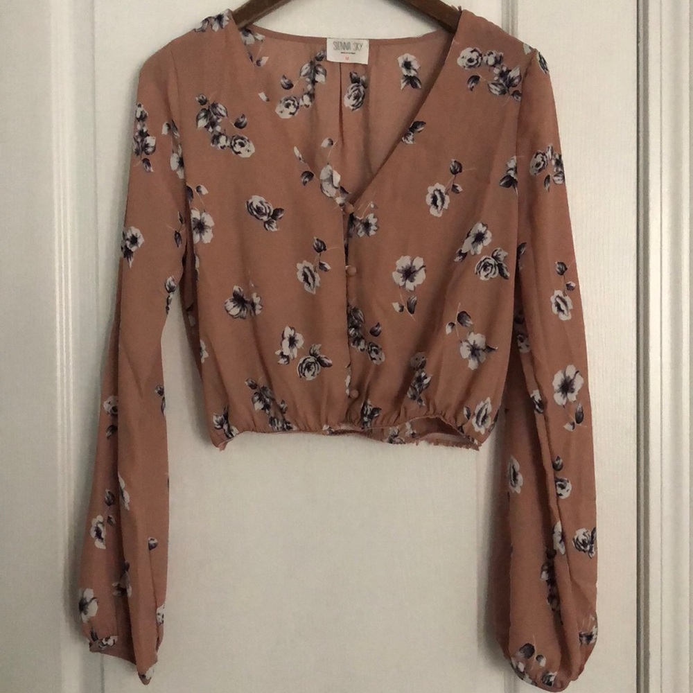 pink blouse